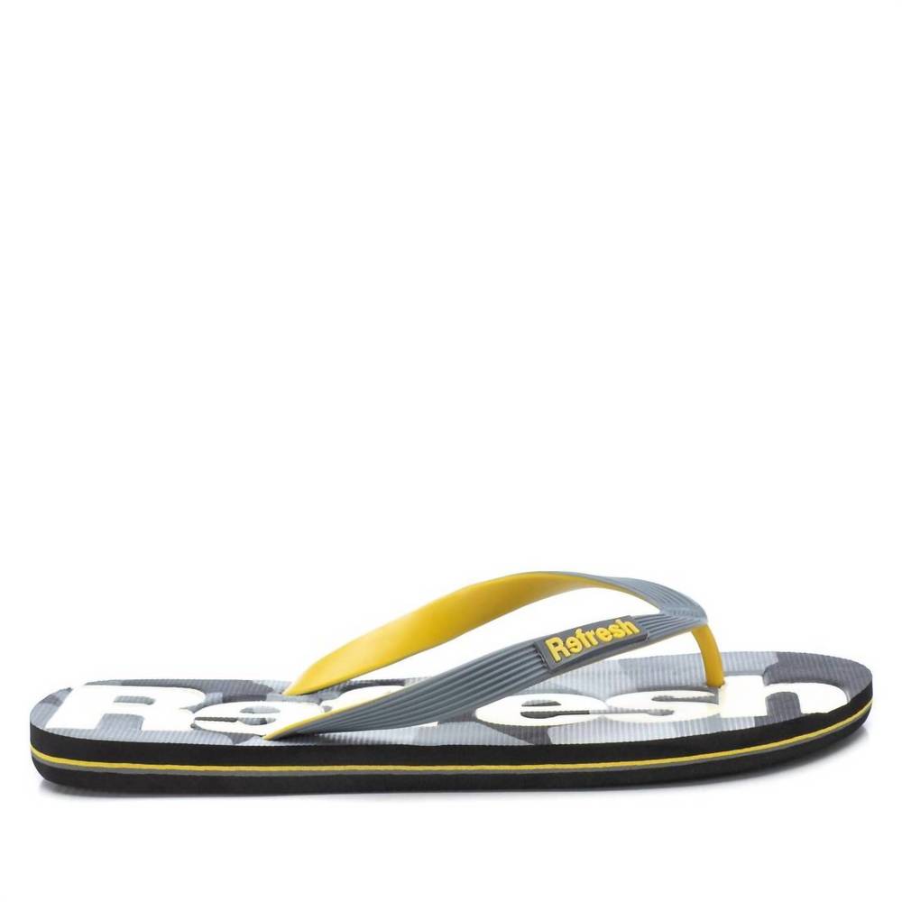 NEW XTI men's flip flops in black
